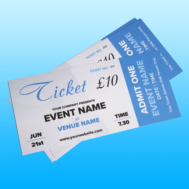 Tickets Printing Wrexham